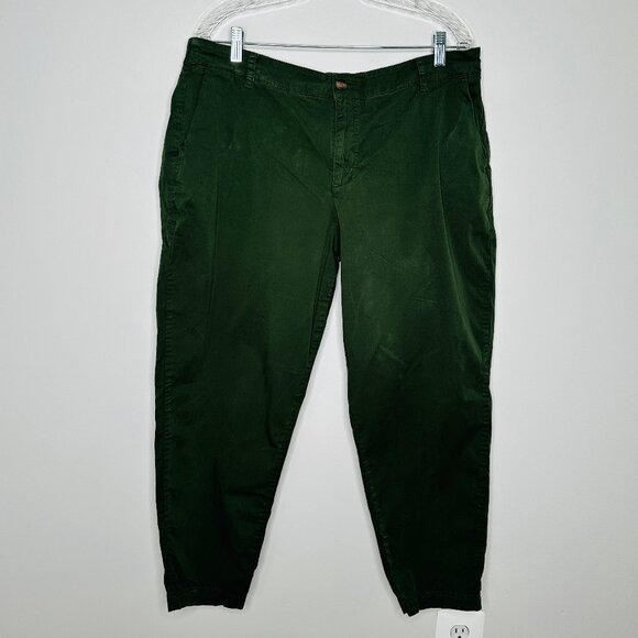 Pact Women's Boulevard Brushed Organic Cotton Twill Chino Pants Size XL - Picture 1 of 5